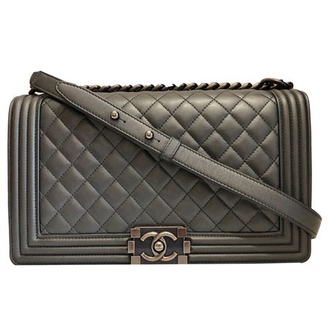 chanel boy grey metallic|chanel handbags sale.